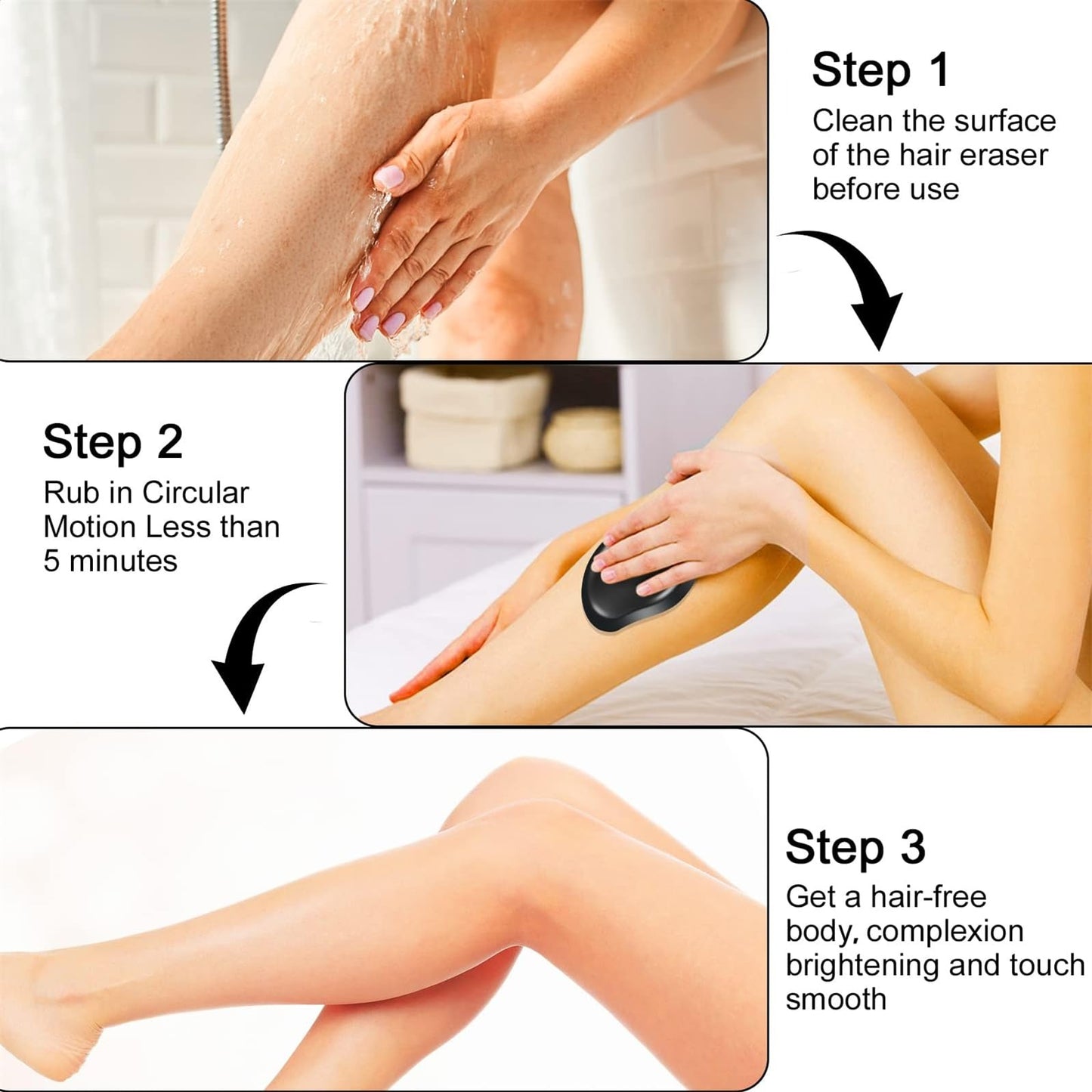 Crystal Hair Remover Easy Smooth Skin Solution