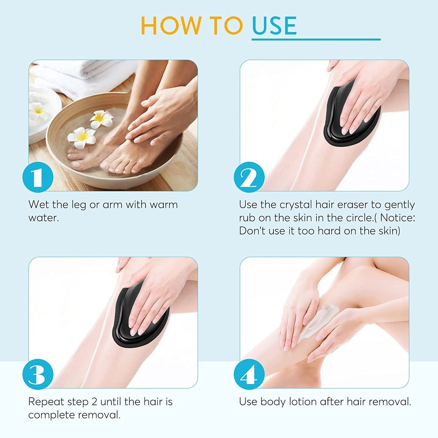 Crystal Hair Remover Easy Smooth Skin Solution