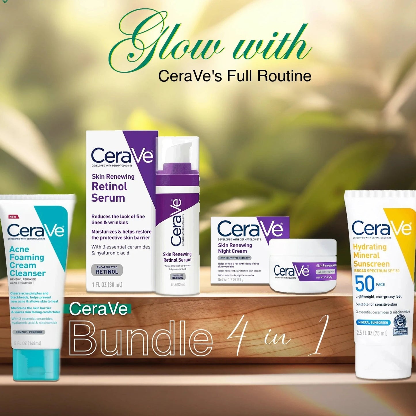 CeraVe 4 in 1 Complete Skincare Kit
